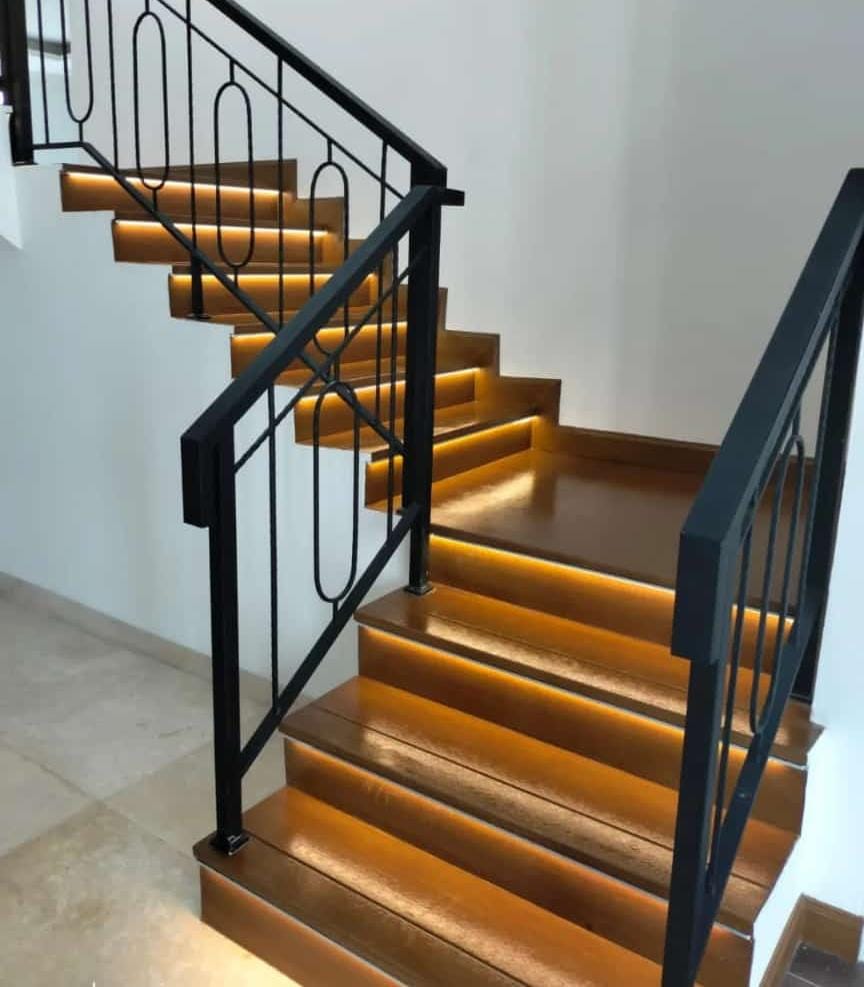 Conwood Decorative Stair (contoh proyek 1) - PT. Duo Indo Raya Bali