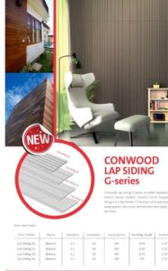Conwood Lap Siding G-Series - PT. Duo Indo Raya, Bali
