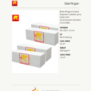 72. Bata Ringan Grand Elephant 10 cm - PT. Duo Indo Raya Bali