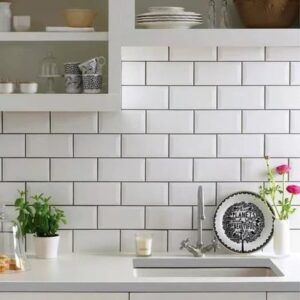 Mustika Subway 10x20 Glossy Bevel White - PT. Duo Indo Raya Bali