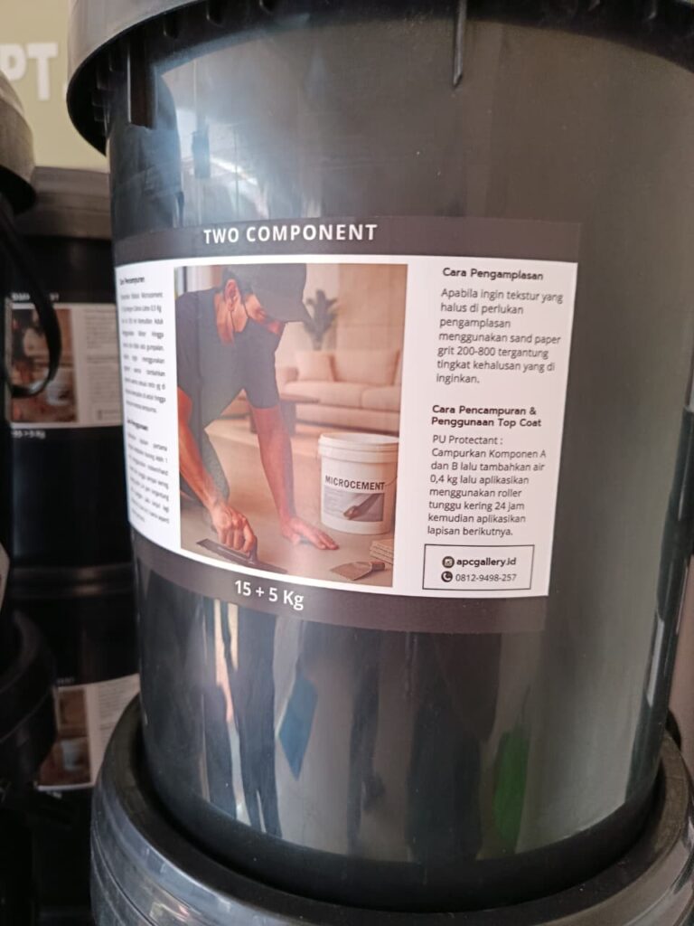 Microcement Two Component 15 + 5 kg - PT. Duo Indo Raya Bali