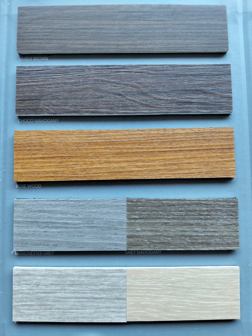 SPC Roshan Bali - Umber Brown, Choco Mahogany, Rose Wood, Manchester Grey, Grey Mahogany, Windsor White, Castle Ivory - PT. Duo Indo Raya